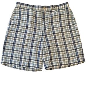 Bobby Jones Plaid Golf Shorts Size 35